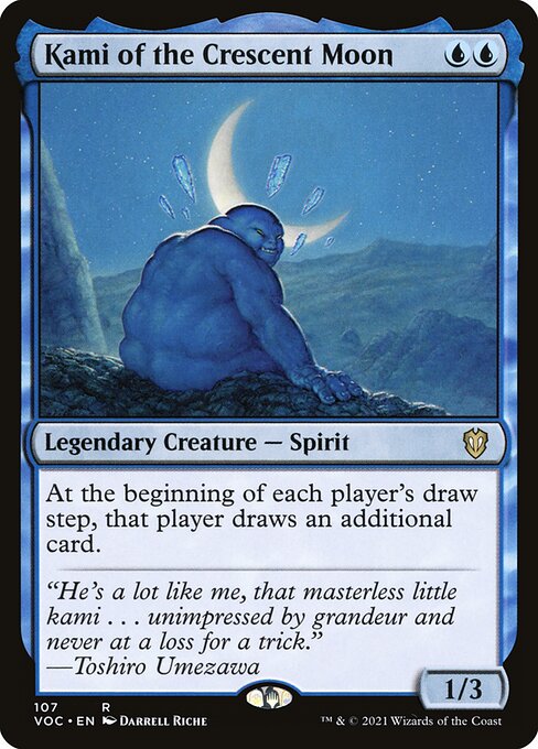 Kami of the Crescent Moon highlighted card art