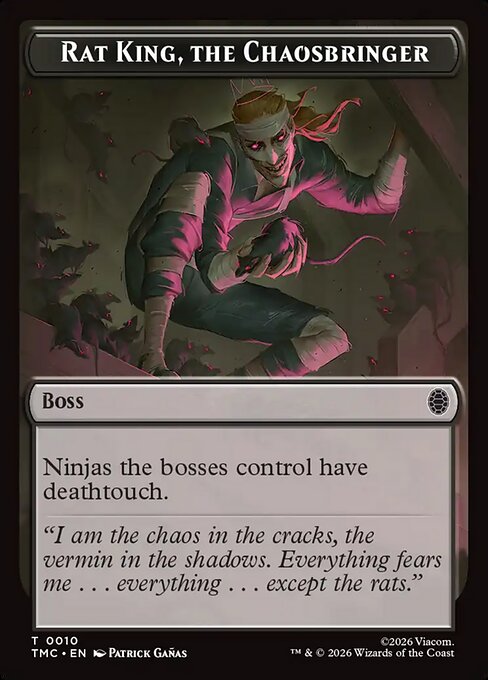 Rat King, the Chaosbringer from Teenage Mutant Ninja Turtles Eternal Tokens