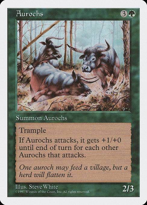 Aurochs from Fifth Edition
