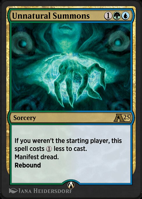 Unnatural Summons highlighted card art