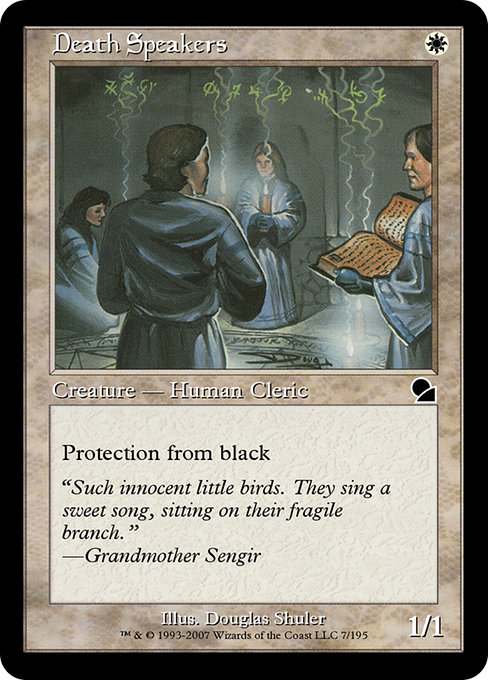 Death Speakers highlighted card art