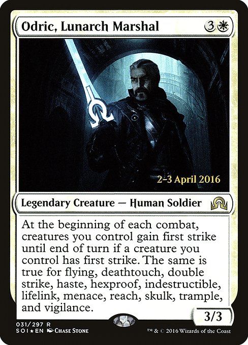 Odric, Lunarch Marshal from Shadows over Innistrad Promos
