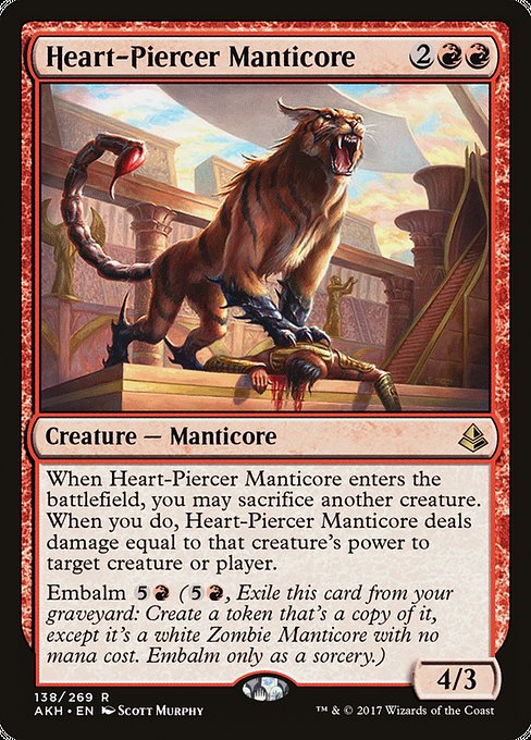 Heart-Piercer Manticore from Amonkhet