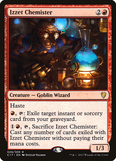 Izzet Chemister from Commander 2017