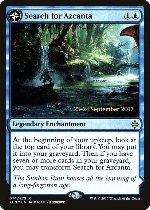 Search for Azcanta // Azcanta, the Sunken Ruin from Ixalan Promos