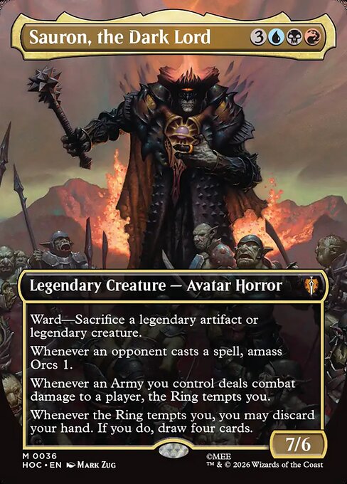 Sauron, the Dark Lord from The Hobbit Commander