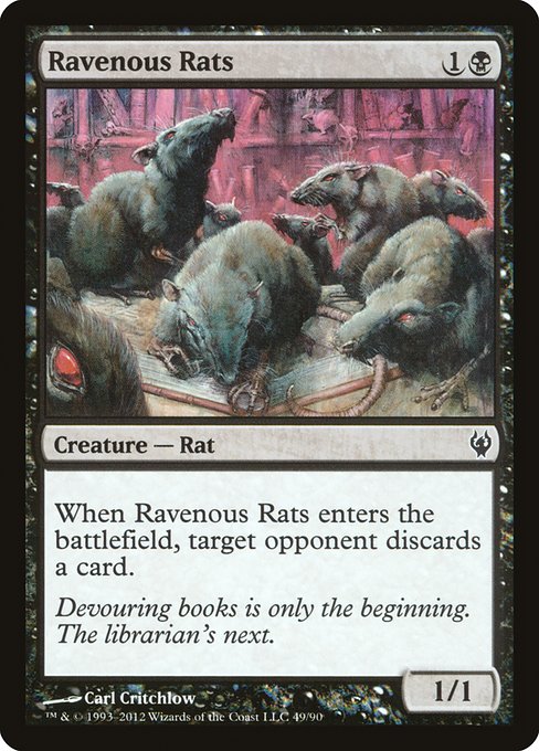 Ravenous Rats from Duel Decks: Izzet vs. Golgari