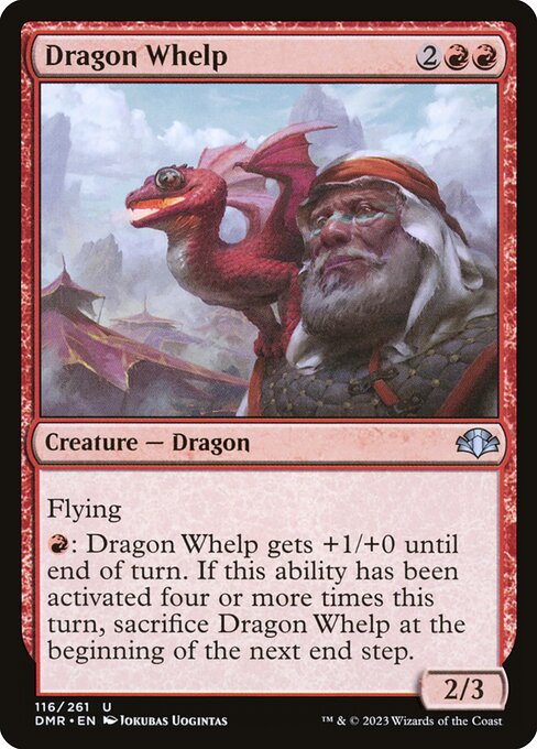 Dragon Whelp from Dominaria Remastered