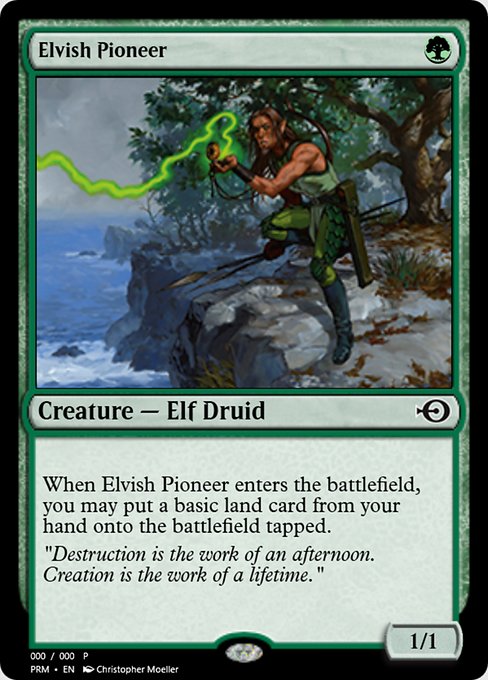 Elvish Pioneer highlighted card art