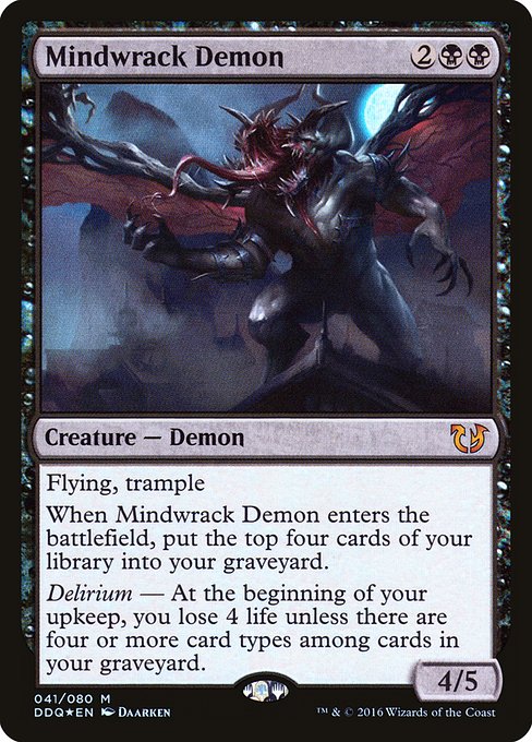 Mindwrack Demon from Duel Decks: Blessed vs. Cursed
