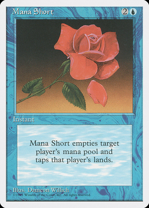 Mana Short from Fourth Edition