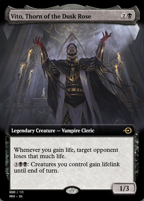 Vito, Thorn of the Dusk Rose from Magic Online Promos