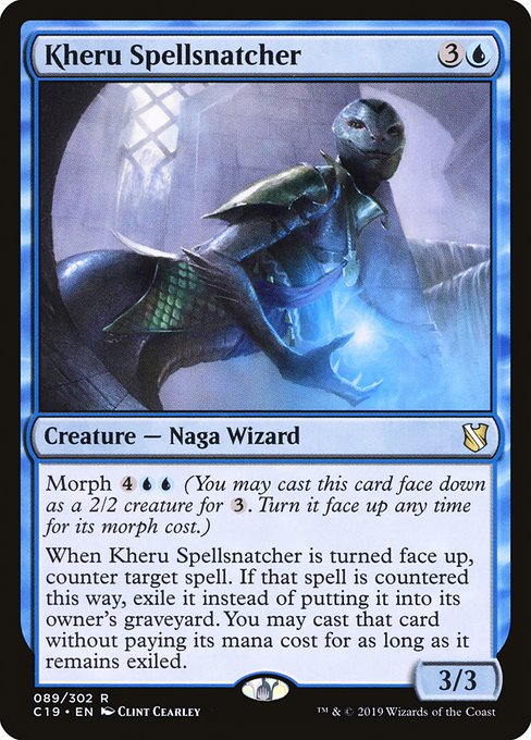 Kheru Spellsnatcher from Commander 2019