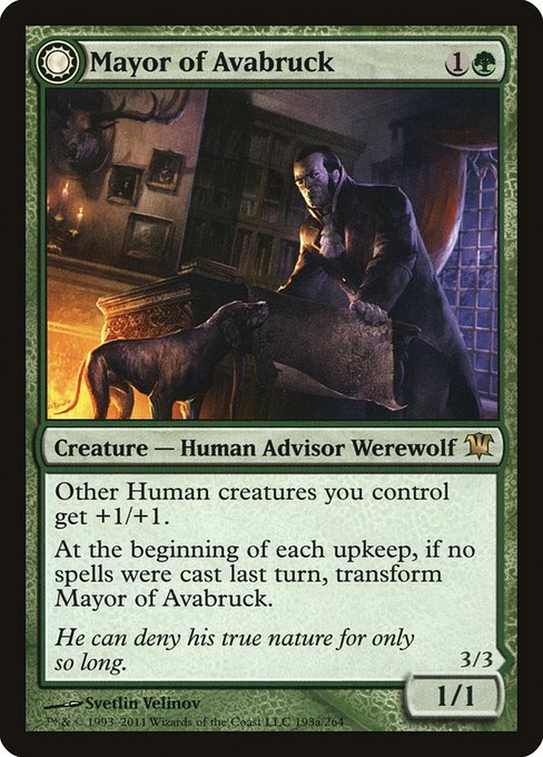 Mayor of Avabruck // Howlpack Alpha from Innistrad