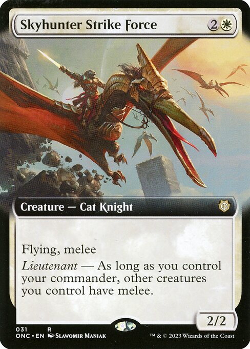 Skyhunter Strike Force from Phyrexia: All Will Be One Commander