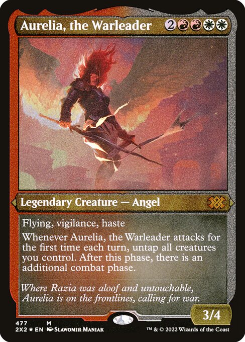 Aurelia, the Warleader from Double Masters 2022