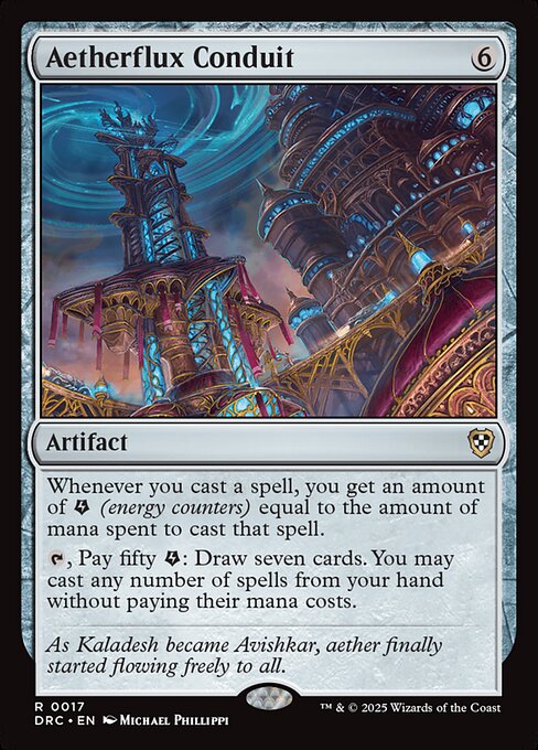 Aetherflux Conduit highlighted card art