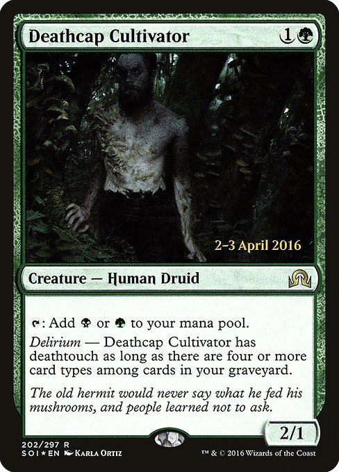 Deathcap Cultivator from Shadows over Innistrad Promos