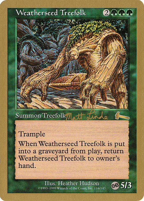 Weatherseed Treefolk highlighted card art