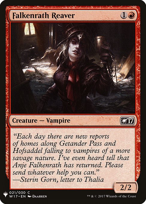 Falkenrath Reaver highlighted card art