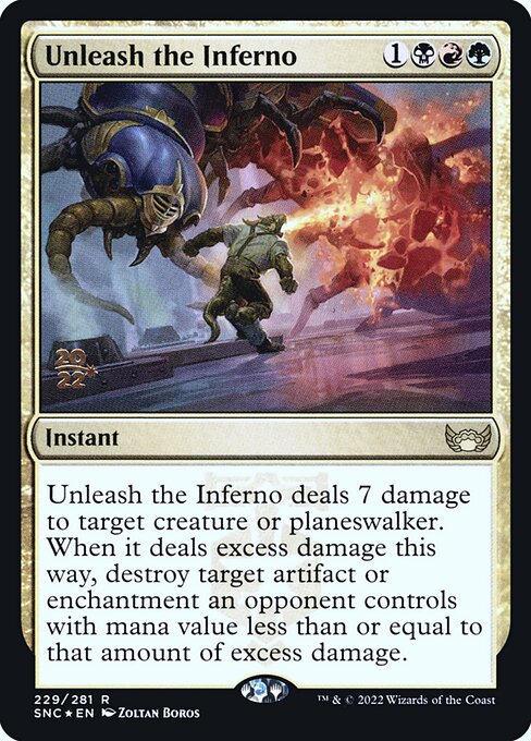 Unleash the Inferno from Streets of New Capenna Promos