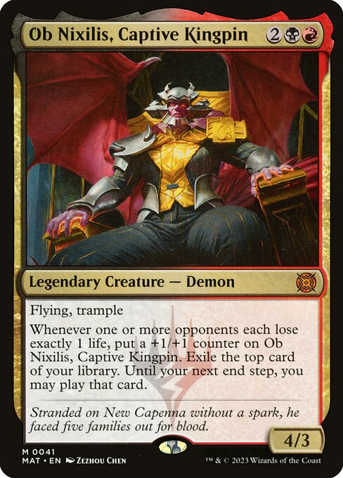 Ob Nixilis, Captive Kingpin from March of the Machine: The Aftermath