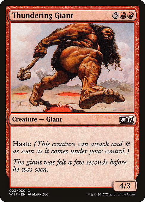 Thundering Giant highlighted card art