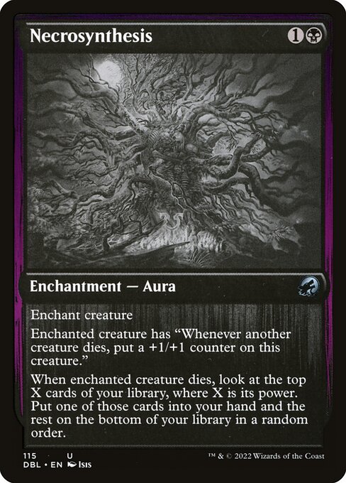 Necrosynthesis highlighted card art