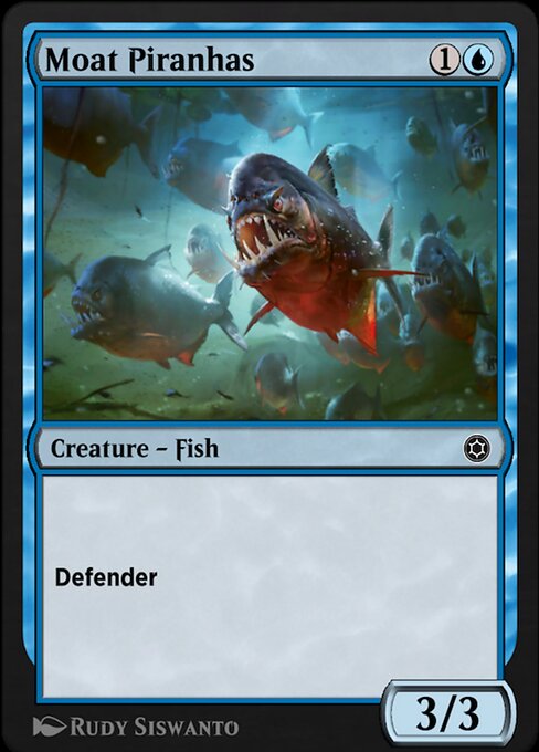 Moat Piranhas highlighted card art