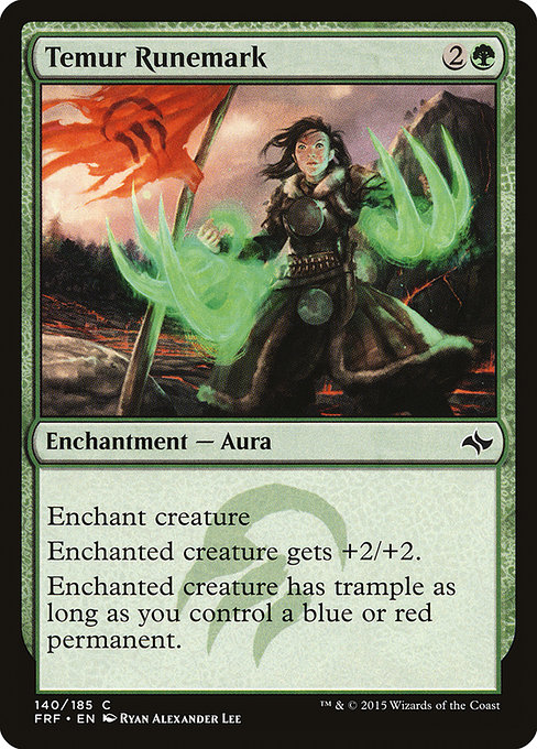 Temur Runemark highlighted card art