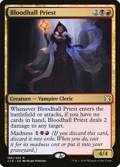 Bloodhall Priest from Commander 2019