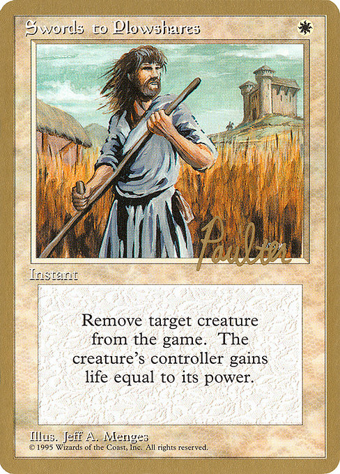 Swords to Plowshares from Pro Tour Collector Set
