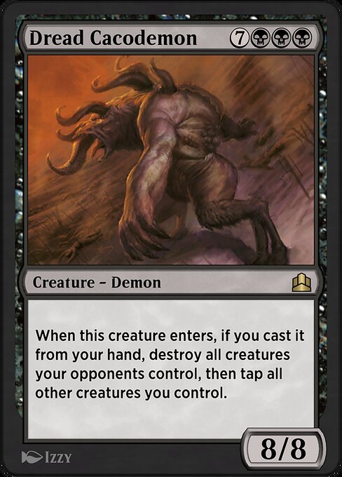 Dread Cacodemon highlighted card art