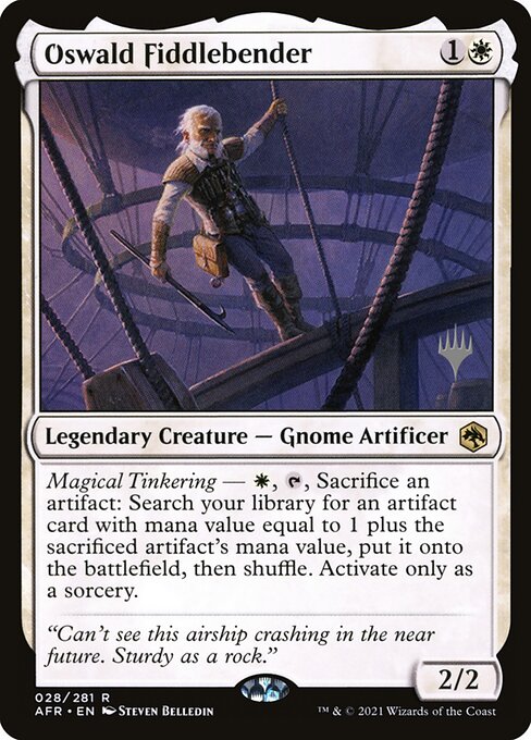 Oswald Fiddlebender from Adventures in the Forgotten Realms Promos