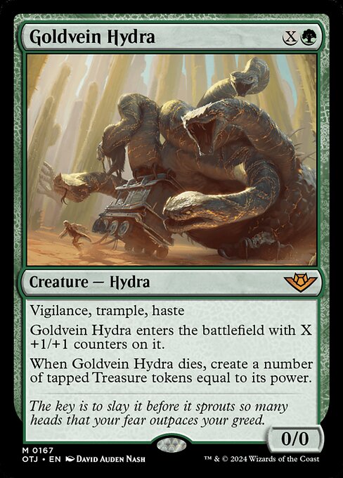 Goldvein Hydra from Outlaws of Thunder Junction