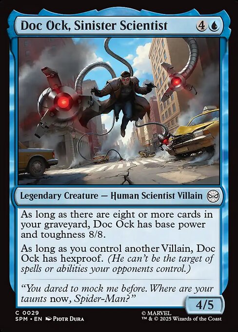Doc Ock, Sinister Scientist highlighted card art