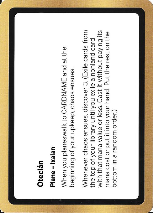 Oteclán highlighted card art