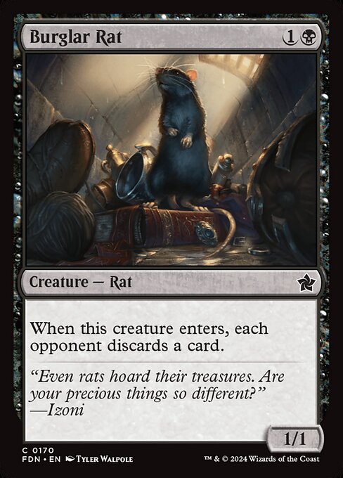 Burglar Rat highlighted card art