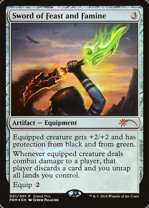 Sword of Feast and Famine from Grand Prix Promos