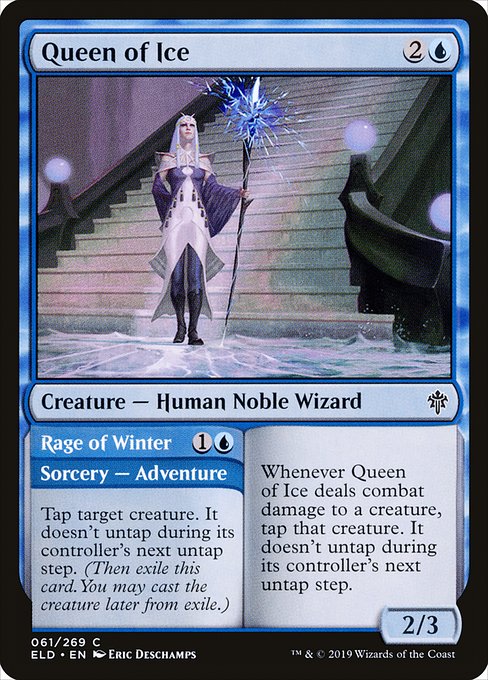 Queen of Ice // Rage of Winter from Throne of Eldraine
