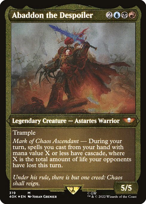 Abaddon the Despoiler from Warhammer 40,000 Commander