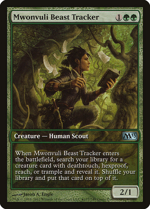 Mwonvuli Beast Tracker from Magic 2013 Promos