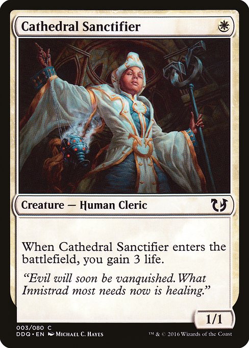 Cathedral Sanctifier highlighted card art