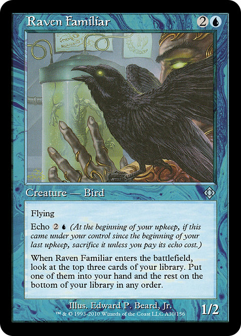 Raven Familiar from Magic Online Theme Decks