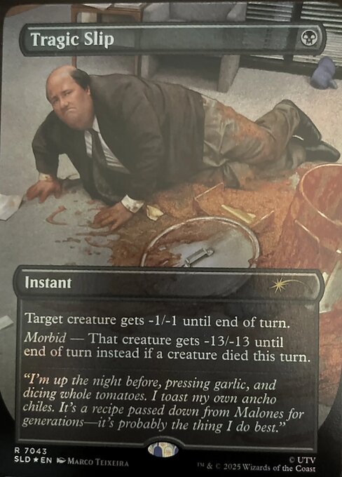 Tragic Slip highlighted card art