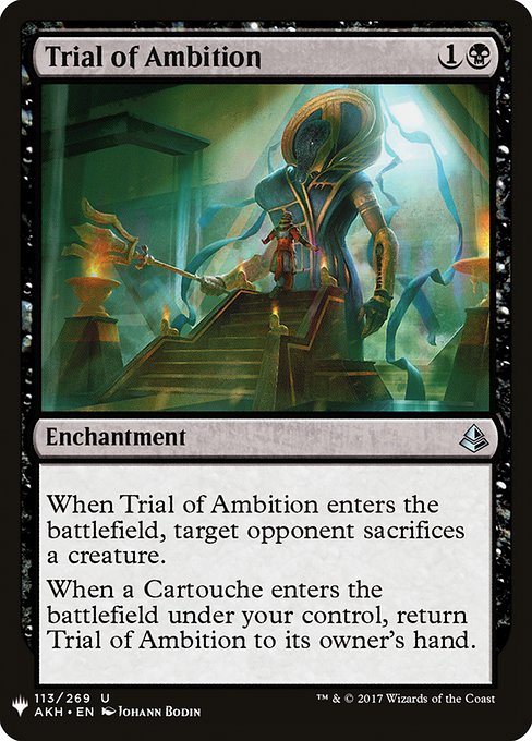Trial of Ambition from The List