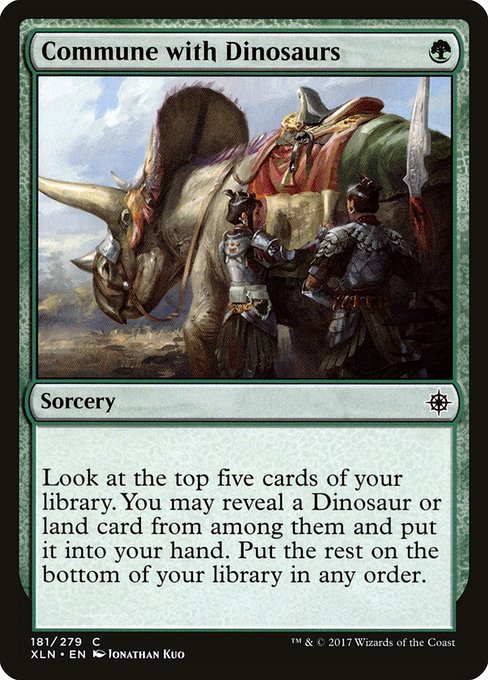 Commune with Dinosaurs from Ixalan