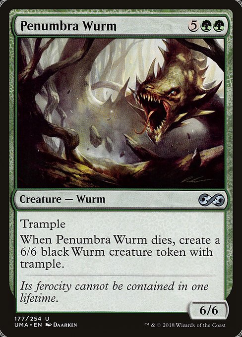 Penumbra Wurm from Ultimate Masters