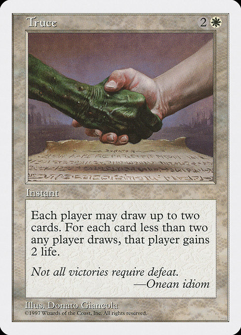 Truce highlighted card art