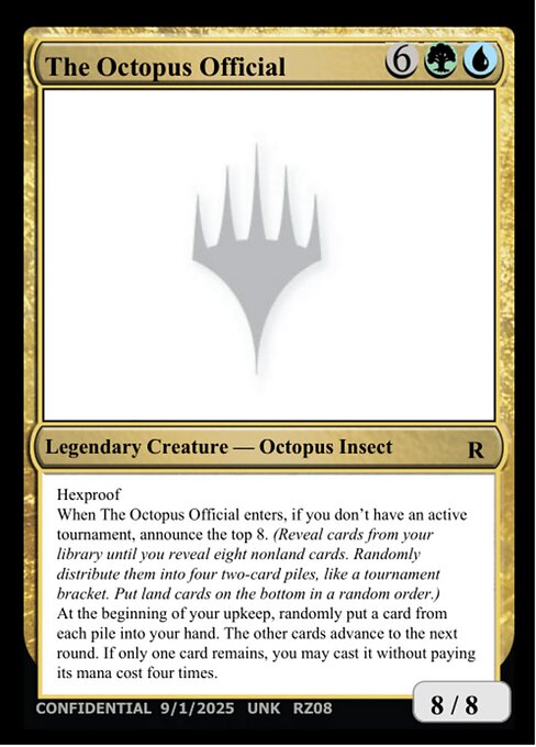 The Octopus Official highlighted card art